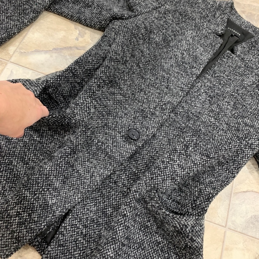 Talbots Herringbone Wool Blend Jacket - image 6